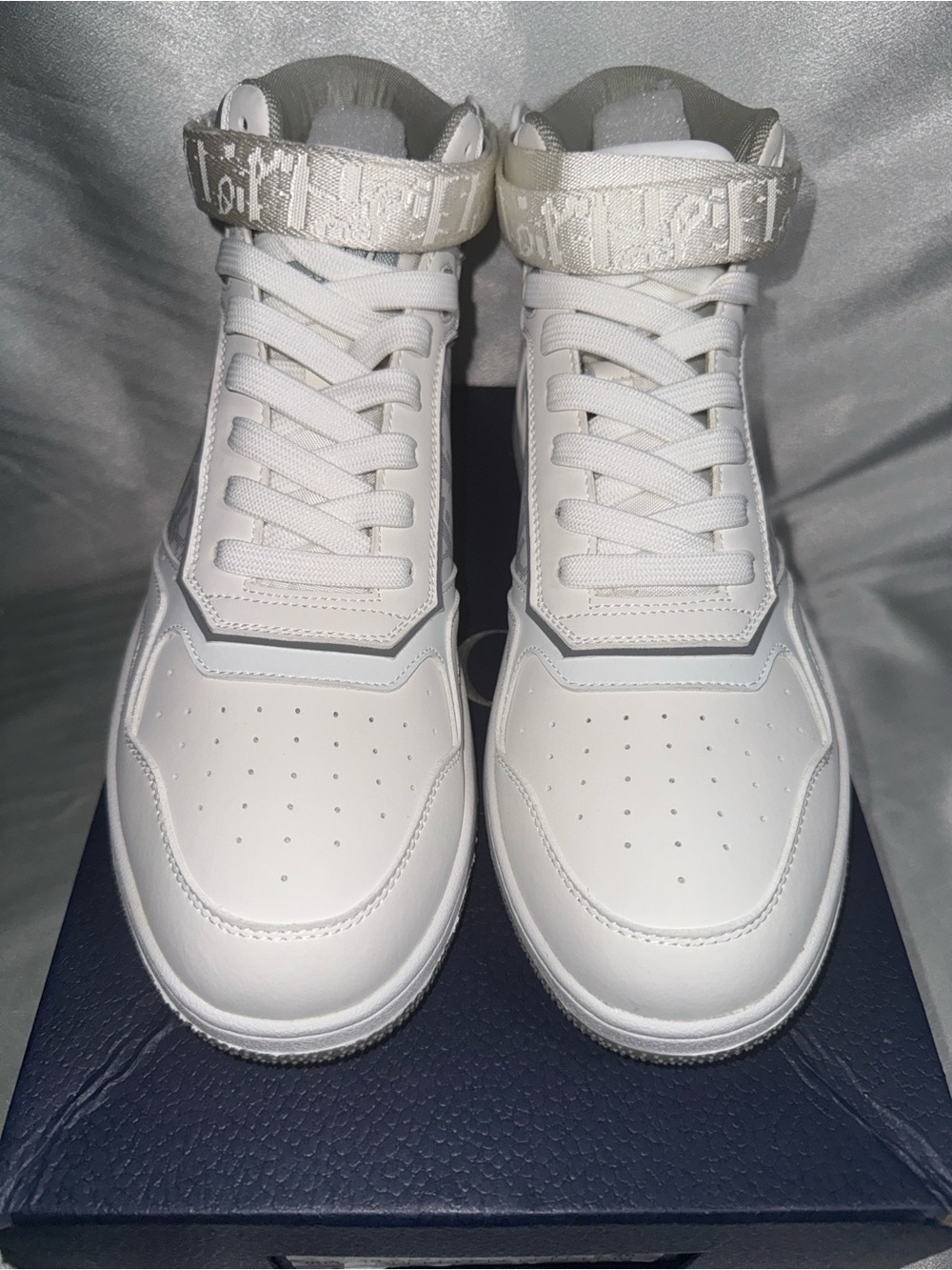 Dior B27 high-top sneakers in white and gray🔥”Rare” Colorway! New! - Picture 7 of 14